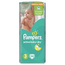 Pampers Active Baby-Dry 5-9 кг 3 размер 54 шт