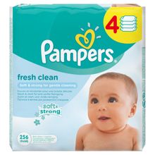 Pampers Влажные Baby Fresh Clean 256 шт.