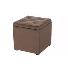 Мебельстория Пуф Тони-2Т коричневый велюр ID - 310816