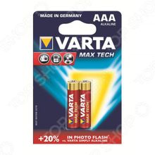 VARTA Max tech AAA 2 шт.