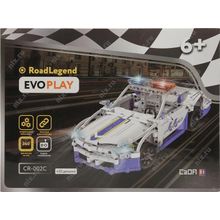 Evoplay   CR-002C   Игрушка конструктор "Police GT Car"  (р у,  430  деталей)