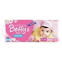 Подгузники Beffy&apos;s extra dry для девочек L (9-14 кг), 38 шт