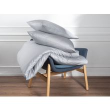 ПМ: Ecotex Набор наволочек Моноспейс - 2 шт. серый