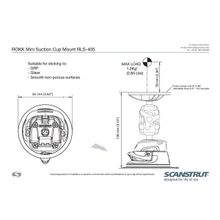 Scanstrut Держатель Scanstrut Rokk Mini RLS-405 92 мм вакуумный крепеж