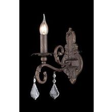 Бра декоративное "свечи" Templiers темно-коричневый хрусталь E14 1*60W 220V арт. H105-01-R