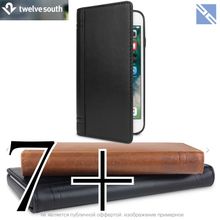 Twelve South Journal iPhone 8 Plus, 7 Plus кожа чехол-книжка черный 12-1665 Black