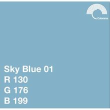 Фон бумажный Colorama 01 SKY BLUE 2,72 х 11 метров