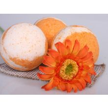 LCosmetics Бурлящий шарик для ванны с ароматом абрикосовой косточки, 130 г
