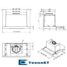 Встраиваемая вытяжка Smeg KSET900HXE