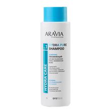 Шампунь увлажняющий для восстановления сухих обезвоженных волос Aravia Professional Hydra Pure Shampoo 400мл