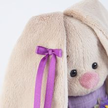Мягкая игрушка BUDI BASA SidX-182 Зайка Ми в фиолетовом платье с цветочком (малыш)