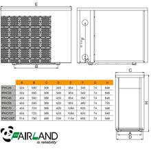 Тепловой инверторный насос Fairland IPHC100T (тепло холод, 36.5 кВт)
