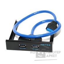 5bites FP184A Панель лицевая в 3.5" отсек корпуса ПК, 2 USB3.0