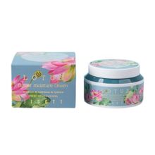 Jigott Lotus Flower Moisture Cream Крем глубоко увлажняющий с экстрактом лотоса, 100 мл