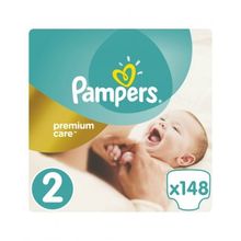 Pampers Premium Care New Baby 2 (3-6 кг) 148 шт