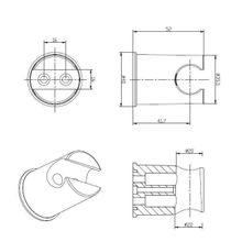 Держатель душа CEZARES Articoli Vari CZR-SOC4 CZR-SOC4-03 24