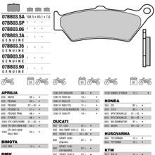 BREMBO Тормозные колодки BREMBO 07BB0390