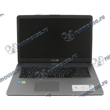 Ноутбук ASUS "X705UV-BX207T" (Pentium 4405U-2.10ГГц, 8ГБ, 1000ГБ, GF920MX, LAN, WiFi, BT, WebCam, 17.3" 1600x900, W&apos;10 H), серый [142109]