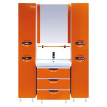 Misty Пенал для ванной Жасмин 35 L оранжевый с б к