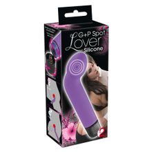 Фиолетовый вибростимулятор унисекс G+P Spot Lover - 16 см. Фиолетовый