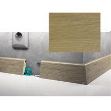 Плинтус деревянный Cezar Boa 001, 58мм L=2,20m., Дуб классический