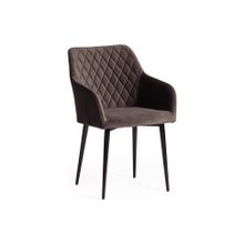 Tetchair Кресло BREMO (mod. 708), темно-серый barkhat 14 черный