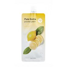 Маска для лица MISSHA Pure Source Pocket Pack (Lemon), 10 ml