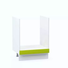 Моби Жанна стол 600 для духовки Белый Олива металлик ID - 306434