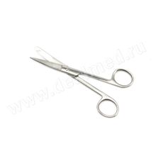 Ножницы с одним острым концом изогнутые 140мм Surgicon, Пакистан