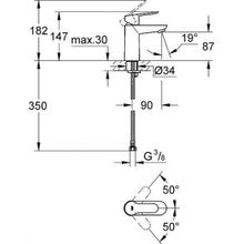 Смеситель Grohe BauEdge для раковины, 23330000