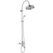 Душевая система Aksy Bagno Faenza Fa401-2005-121 Chrome, лейка 300 мм