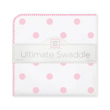 SwaddleDesigns Ultimate Big Dots розовая