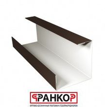 Планка угла внутреннего состовная нижняя (Блок-хаус GL) L-3м, Print