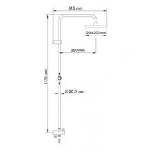 Душевая система Wasserkraft Exter 1600 A040 светлая бронза