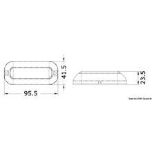 Osculati Luce subacquea a LED RGBW, 13.640.03