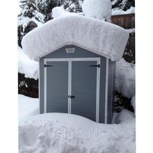 Сарай - хозяйственный блок пластик. MANOR 6x5 DD