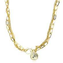 Многослойное колье под золото (арт. 81445-4)