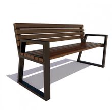 Скамейка уличная«КЁЛЬН» (1,5м (32 кг.))