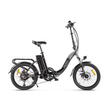 Велогибрид VOLTECO FLEX черно-серый-2194