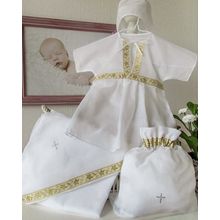 Makkaroni Kids для девочки 4 предмета белый золото