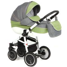 Коляска Adamex NEONEX серый+зеленый