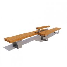 Скамейка парковая «РОСТОВ ДАБЛ» (4,5 м)