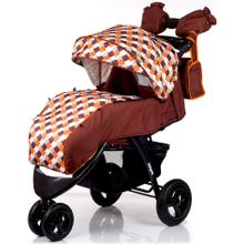 BabyHit Прогулочная Voyage Air brown orange