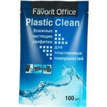 FAVORIT OFFICE "Plastic Clean" запасной блок к универсальным влажным салфеткам 100 салфеток, F230008