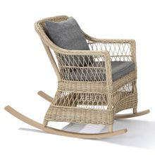 Кресло-качалка «Саванна» из искусственного ротанга