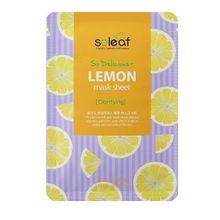 Маска для лица с лимоном Soleaf So Delicious Lemon Mask Sheet 5шт