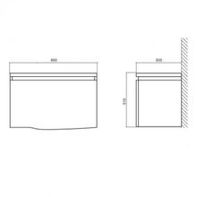 BelBagno Тумба с раковиной FORMICA 80 Tortora Lucido, 1 ящик