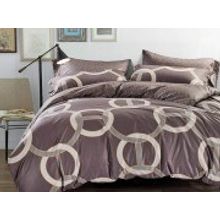 Постельное белье Мако Сатин 2,0 сп. Солис нав. 52*74 см с простыней на резинке Primavelle 33714