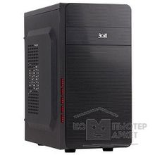 3Cott 3C-MATX-R831, Black, mATX, блок питания 400 Вт, выходы USB 2.0x2, Audio+Mic, материал шасси класса A, SPCC толщиной 0.5mm