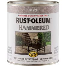 Rust-Oleum Stops Rust Hammered 946 мл серебро